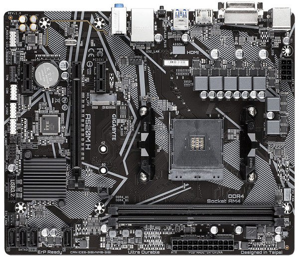 Pllakë amë Gigabyte A520M H (REV. 1.0)