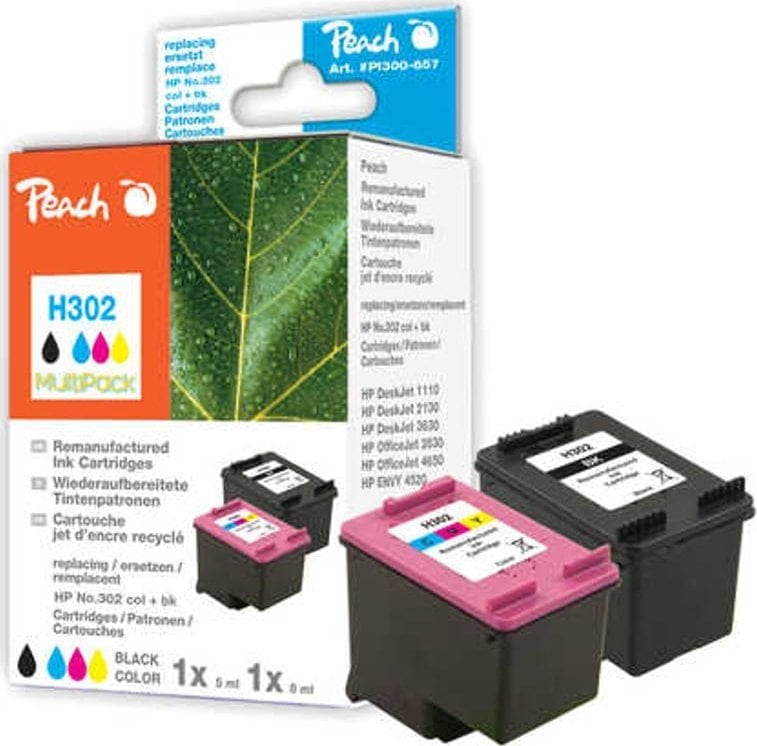 Komplet boje Peach PI300-657 PagePack, 4 ngjyra, për printer