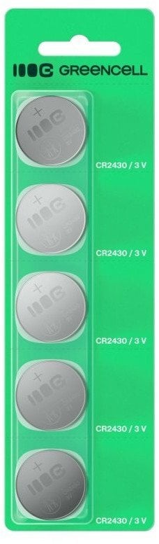 Bateri litiumi Green Cell CR2430, 3V, 290mAh, paketim 5 copë