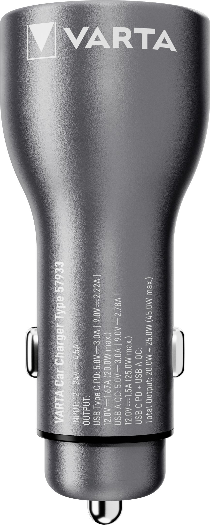 Karikues makine Varta 57933101111, 45W, 2x USB USB C Power Delivery, i zi