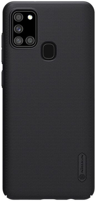 Mbrojtëse Nillkin Super Frosted për Samsung Galaxy A21s, e zezë