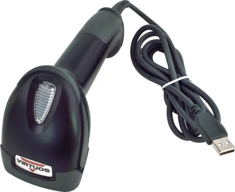 Lexues barkodi Virtuos CCD HT-310A, USB, me bazë, i zi