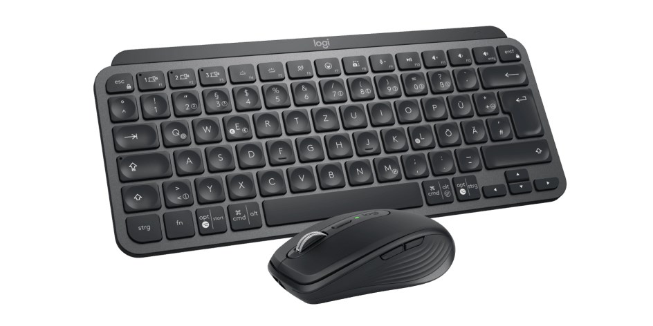 Set tastierë dhe maus Logitech MX Keys Mini Combo, USB-C, e hirtë