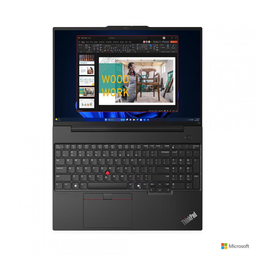 Laptop Lenovo ThinkPad E14 G7, 14" WUXGA, Intel Core Ultra 7, 16GB RAM, 1TB SSD, i zi
