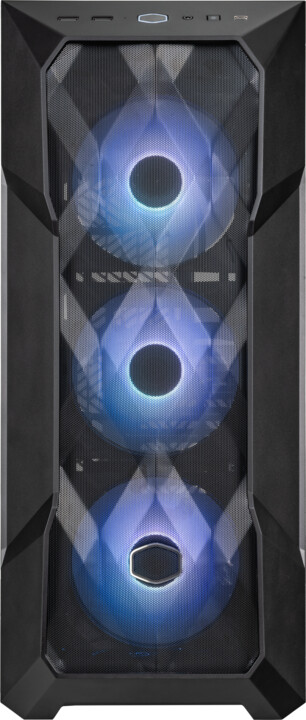 Kasë kompjuteri Cooler Master MasterBox TD500 MESH V2, anësore transparente, e zezë