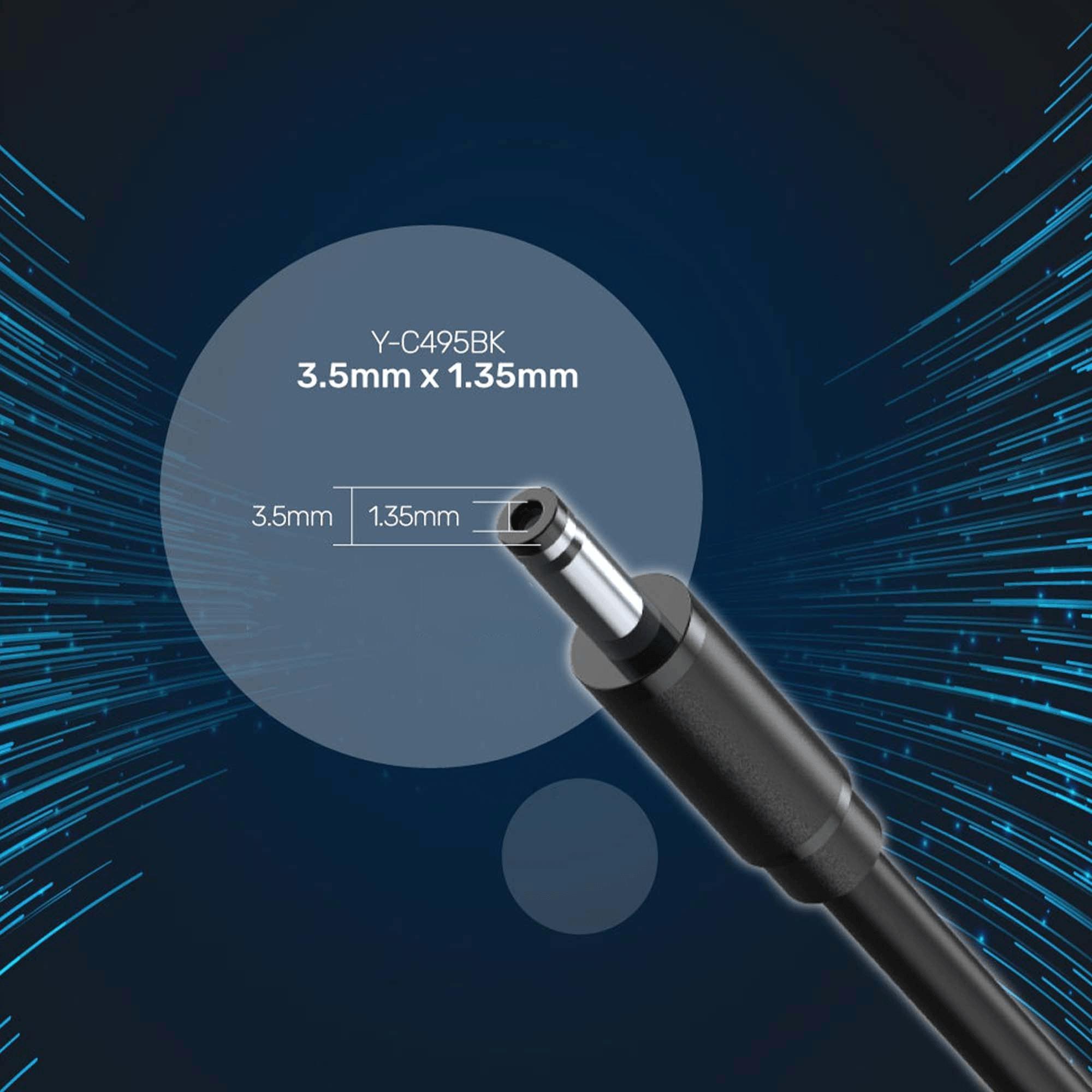 Kabllo USB Unitek Y-C495BK, USB-A në DC 3.5 mm, 1 m, e zezë