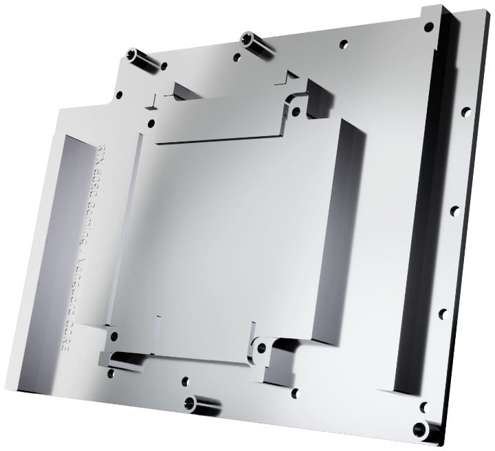 Bllok uji për kartë grafike Alphacool Core GeForce RTX 5090 Suprim Vanguard ARGB, bakër i kromuar, aRGB, transparent