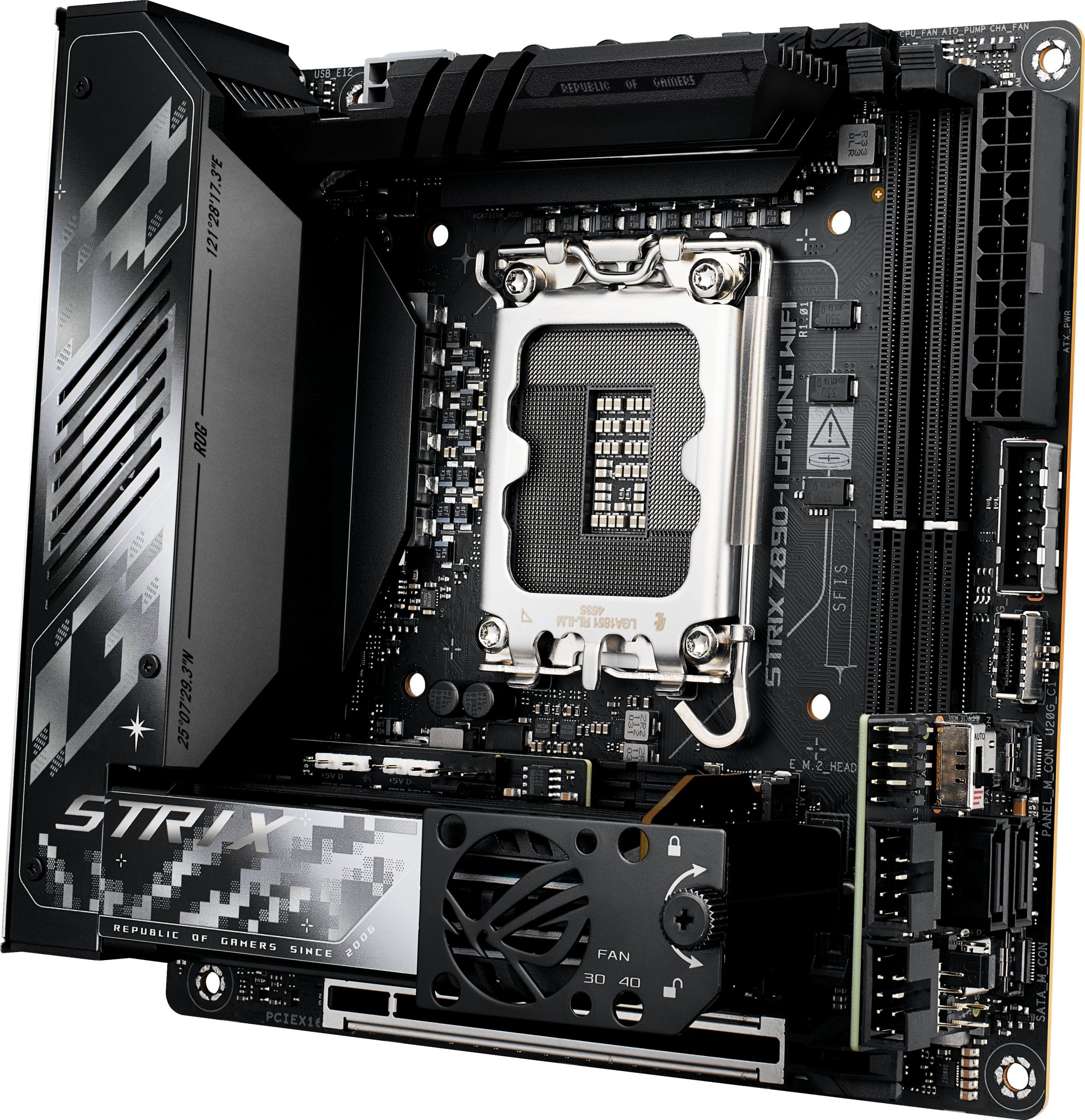 Motherboard ASUS ROG STRIX Z890 I GAMING WIFI, Intel Z890, Mini ITX, me WiFi