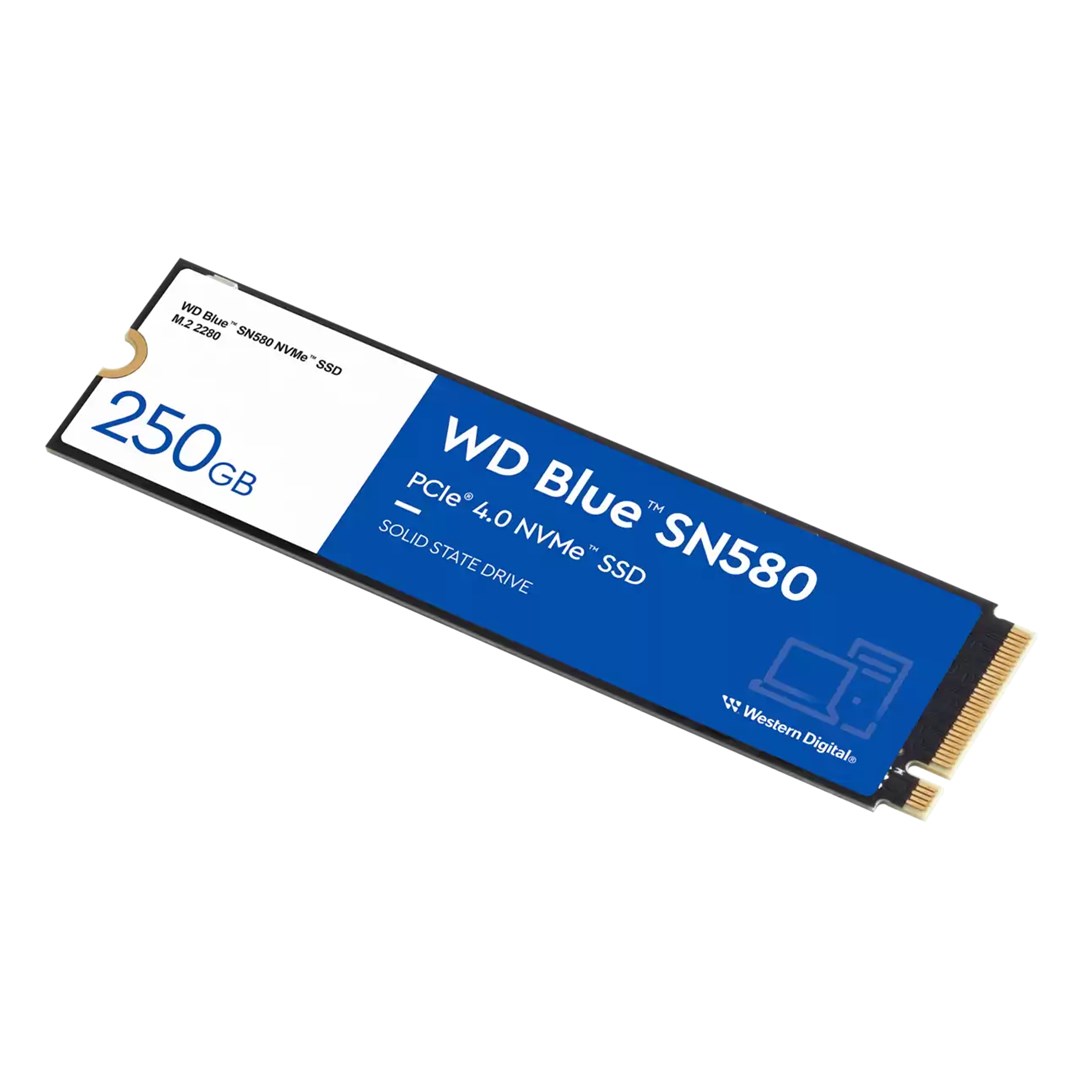 Disk SSD Western Digital Blue SN580 NVMe, 250GB, M.2, PCIe Gen 4, e kaltër