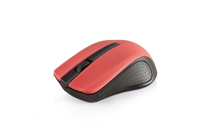 Maus pa tela Modecom WM9, optik 1200 DPI, ergonomik, i kuq