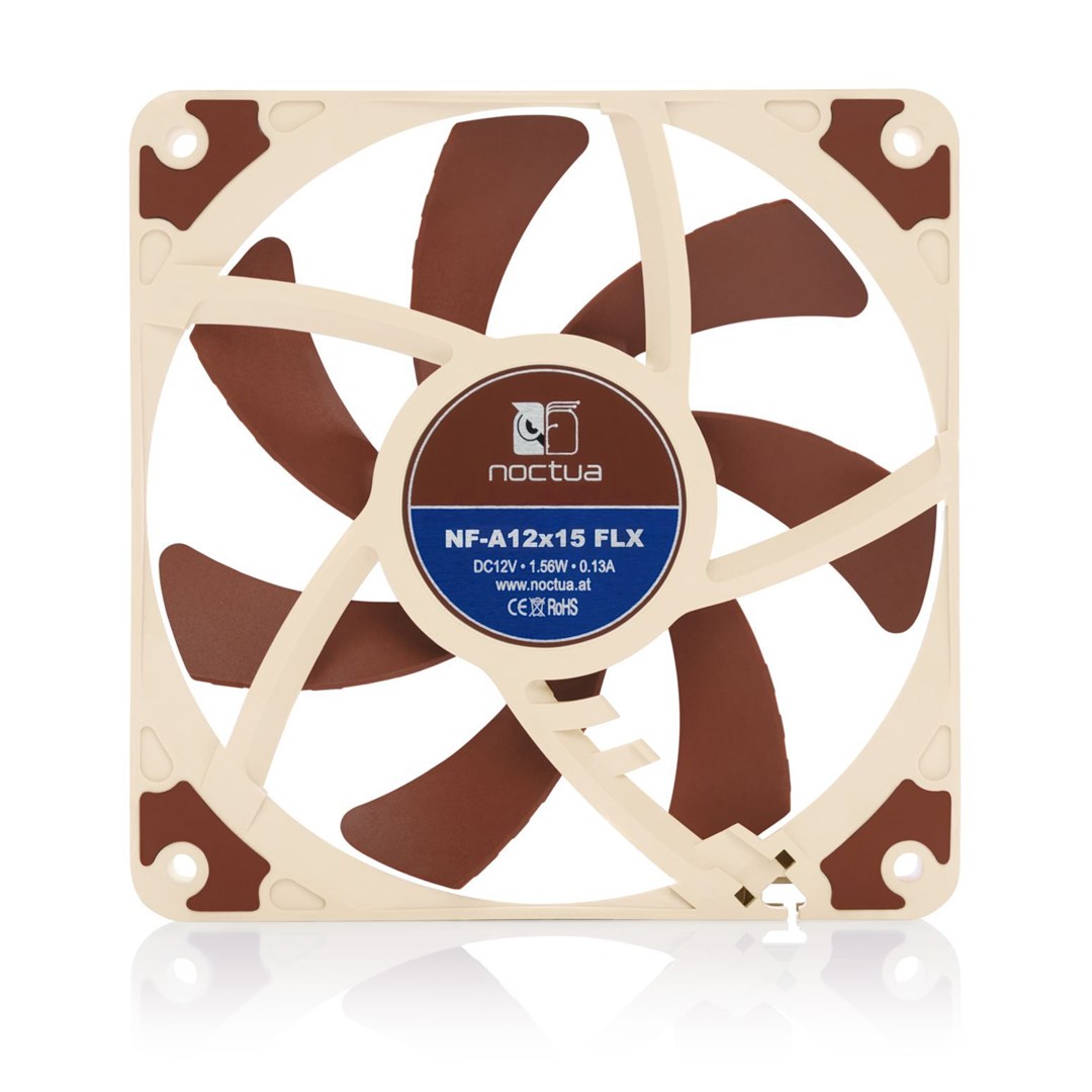 Ftohës Noctua NF-A12x15 FLX, 12 cm, i bronztë / bezhë