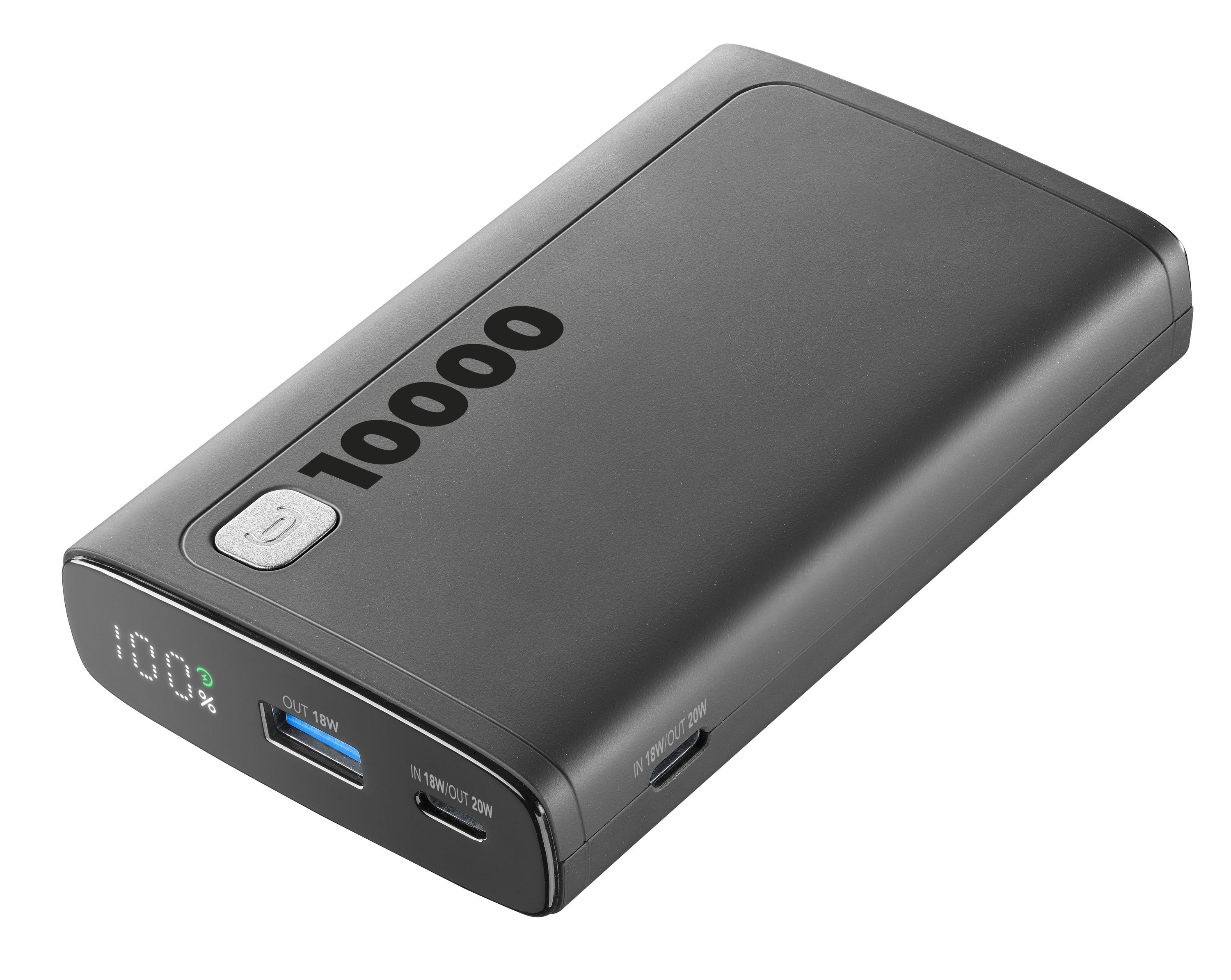 Powerbank Cellularline Elite, 10000mAh, 20W, i zi