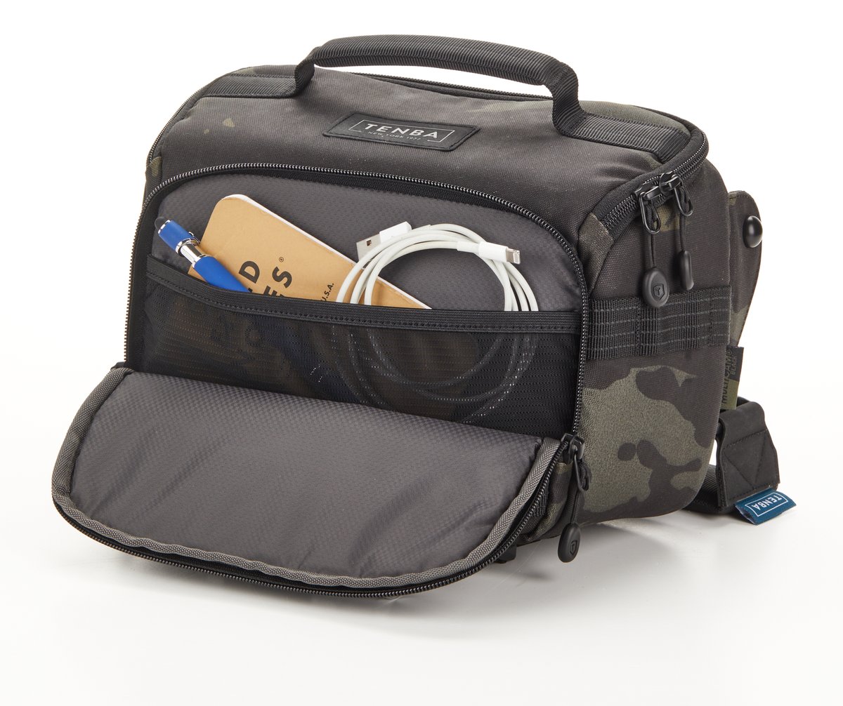 Çantë sling Tenba Axis V2 4L, për aparat fotografik, MultiCam e zezë