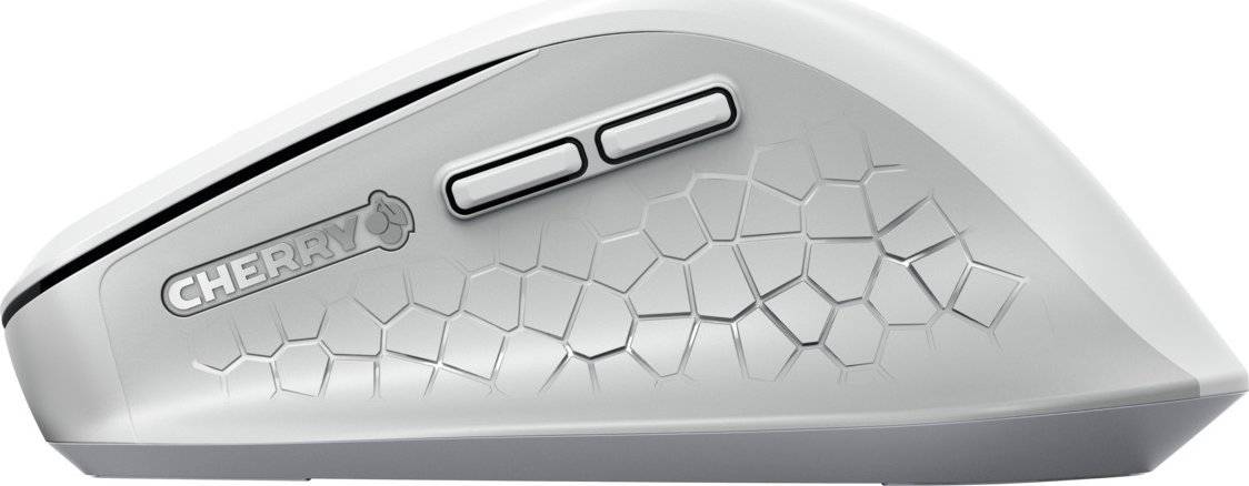 Maus Cherry Stream Mouse Comfort, pa kabllo, ergonomik, i bardhë