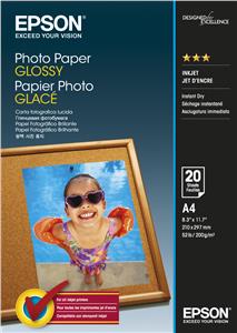 Leter fotografike Epson Photo Paper Glossy, A4, 20 fletë