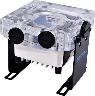 Aksesor ftohës uji Alphacool 13197, pompa Laing Low Noise, shumë porta G1/4", i zi transparent i bardhë