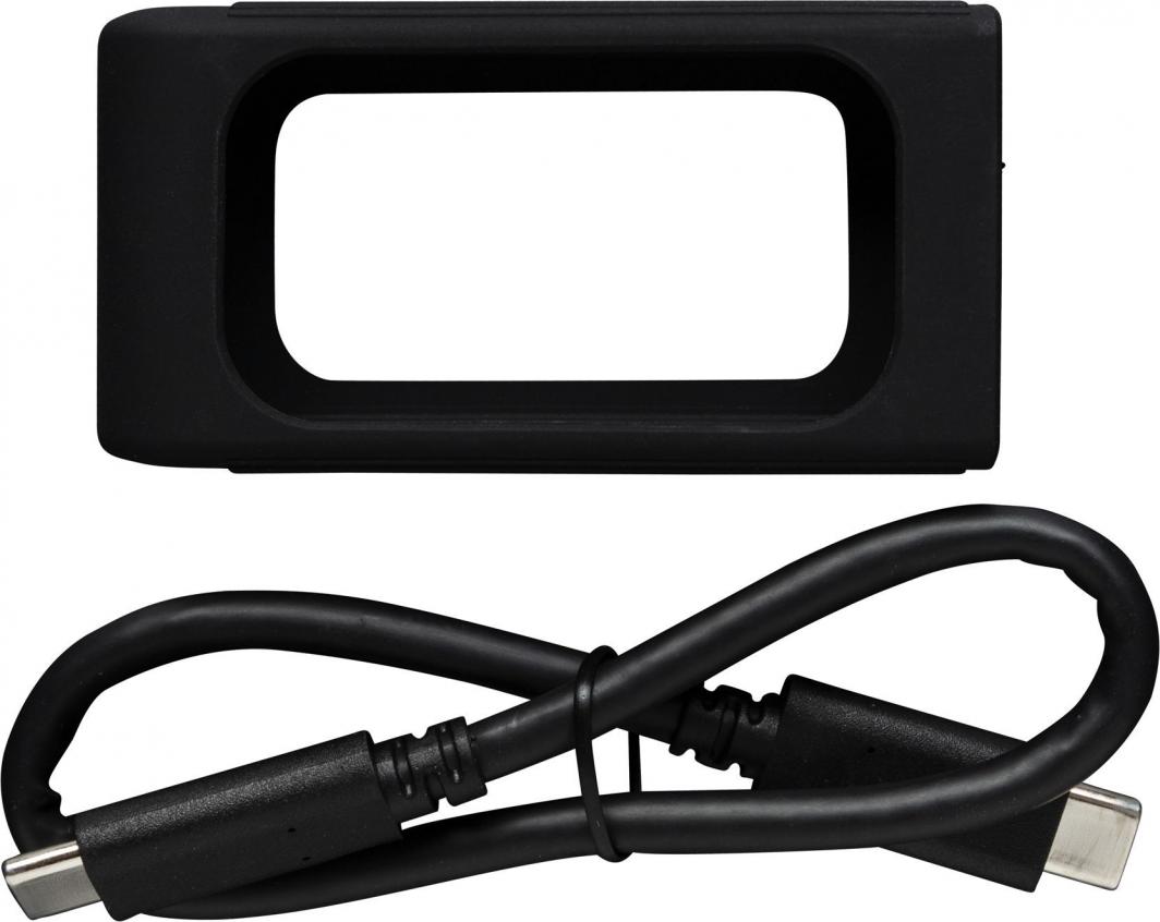 Disk i jashtëm Kingston XS2000 - SSD, 4TB, i zi / i hirtë