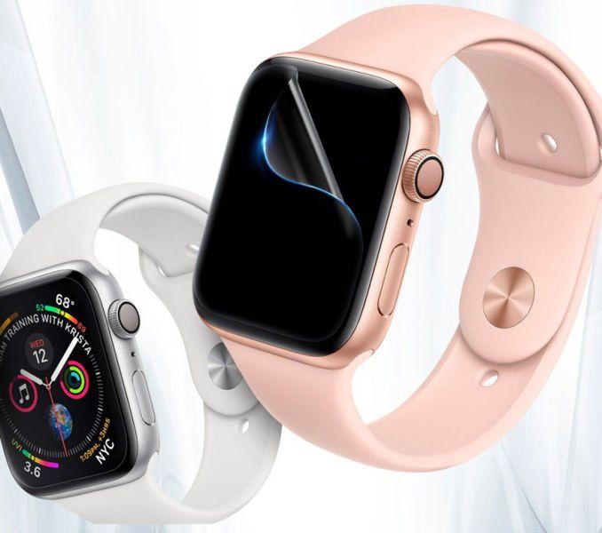 Folie mbrojtëse Spigen Neo Flex, Apple Watch 4 40mm, set x3, transparente