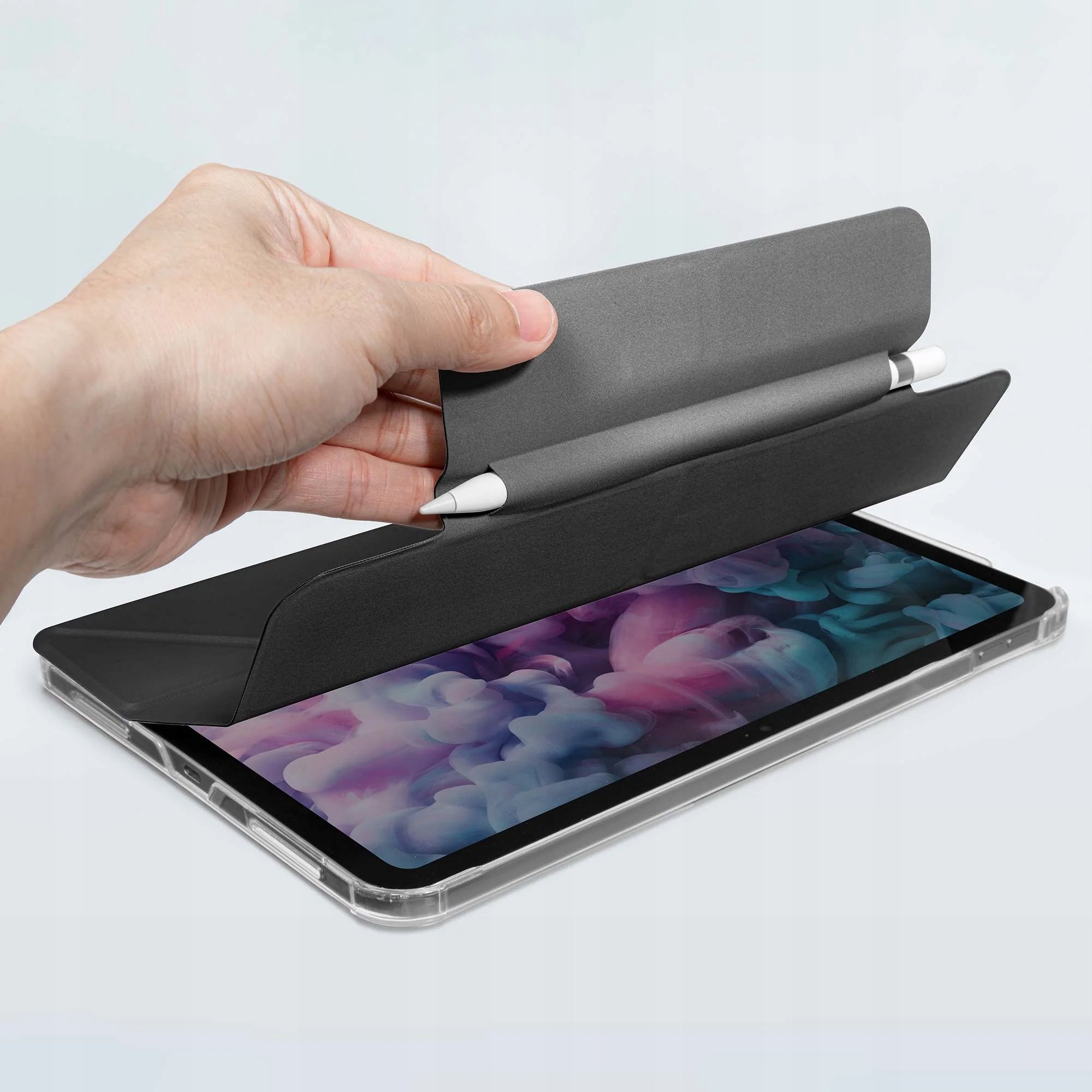 Mbrojtëse tablet Laut Huex Folio, për iPad Air 11" 2024 M2, me vend për stylus, e zezë