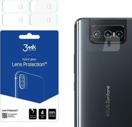 Mbrojtës kamere 3MK Asus Zenfone 8 Flip 5G, xham hibrid, set 4 copë, transparent