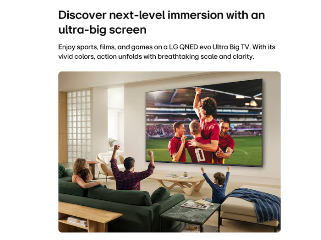 Televizor LG QNED 75QNED8MB6A, 75", 4K UHD, Mini LED, i zi