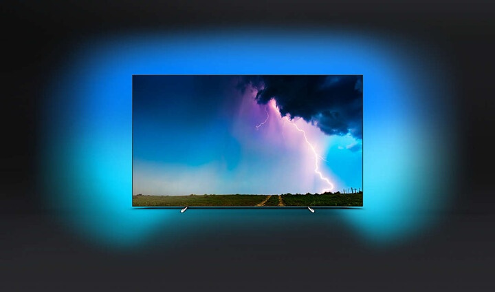 Televizor Philips 65OLED754 - 65" (164cm) OLED, 4K UHD, argjendtë               