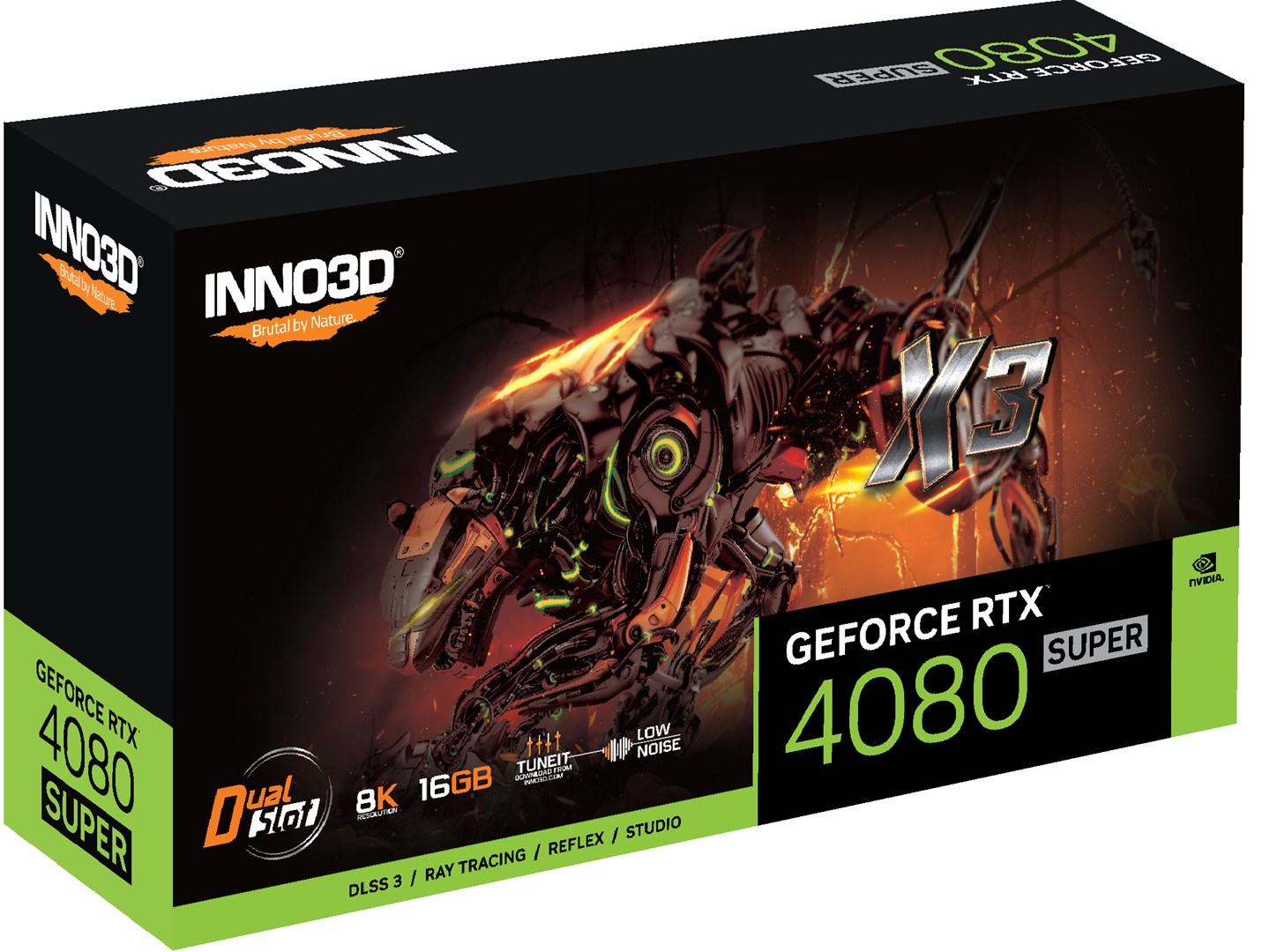 Kartelë grafike Inno3D GeForce RTX 4080 SUPER X3 16GB GDDR6X