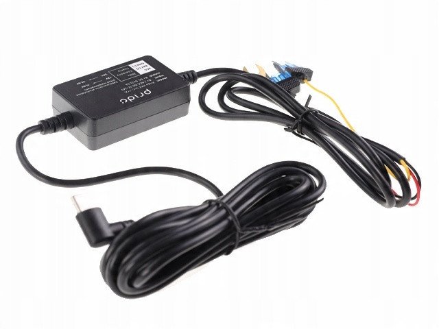 Adapter makine Prido HK2 Hardwire Kit, furnizim i vazhdueshëm, mbrojtje baterie, i zi
