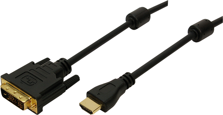 Кабел LogiLink HDMI, DVI-D, 3m, црн