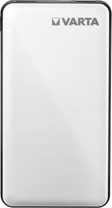 Powerbank Varta Energy 20000mAh, 2 porte USB, e bardhë e zezë