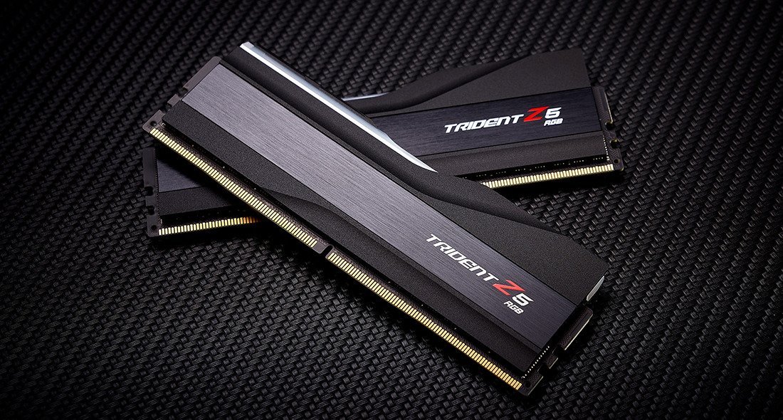Memorie RAM G.Skill Trident Z5 RGB F5-6000J2836G16GX2-TZ5RK, 32GB DDR5, 6000MHz, e zezë me RGB