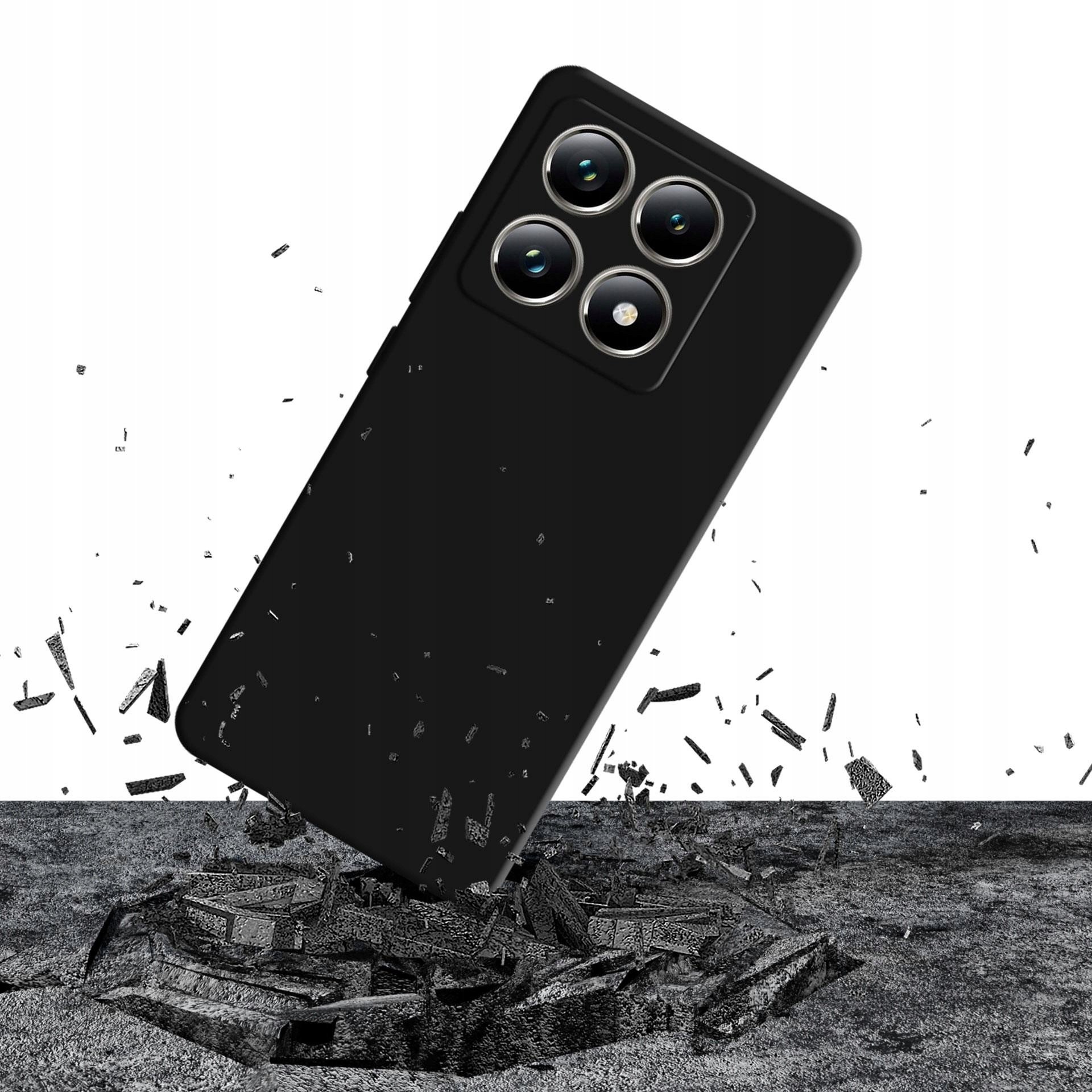 Futrollë silikoni 3mk për Xiaomi 14T Pro, mbrojtëse, e zezë