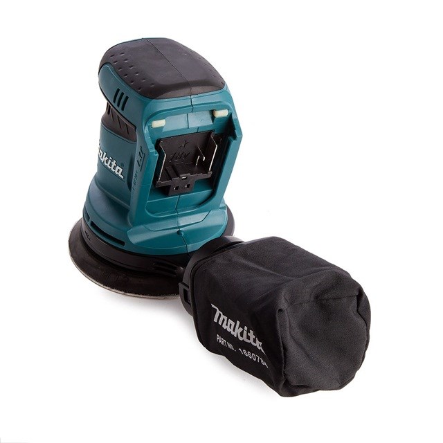 Lëmues orbital Makita DBO180Z, 18V, pa kabllo, blu