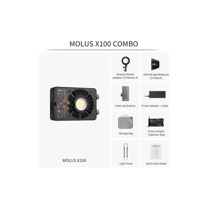 Zhiyun MOLUS X100 Bi-Color(Combo Kit)