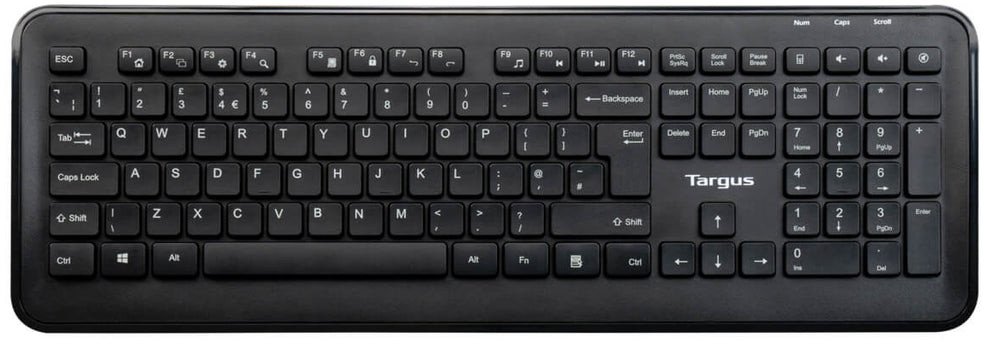 Set tastierë dhe mouse Targus AKM610NO, wireless 2.4 GHz, QWERTY Nordic, i zi