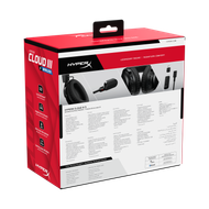 Kufje gaming pa tela HyperX Cloud III S, wireless 2.4GHz dhe Bluetooth, DTS Spatial Audio, të zeza