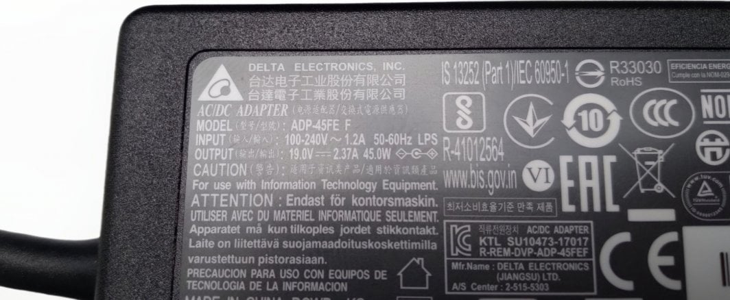 Karikues për laptop Acer AC, 45W