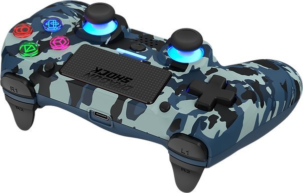 Gamepad DragonShock MIZAR BT, wireless, me Bluetooth, Blue Camouflage