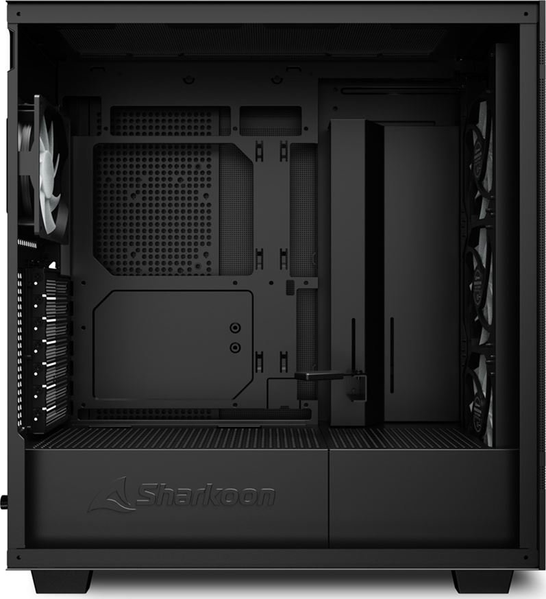 Kuti kompjuteri Sharkoon Rebel C50 ARGB, ATX, xham i temperuar, e zezë