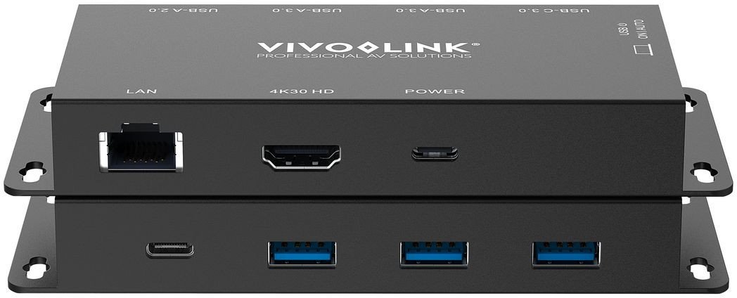 USB C HUB Vivolink VLUSBCHUB2V2, 4K, HDMI LAN, i zi