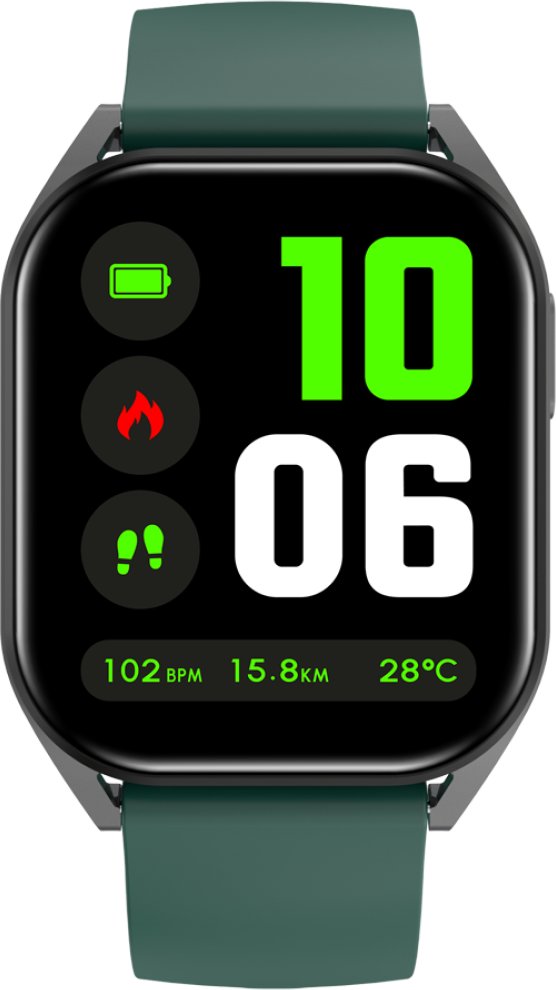 Ora inteligjente Canyon Smart Watch Chatter SW-58, 1.83", Bluetooth Call, e zezë jeshile
