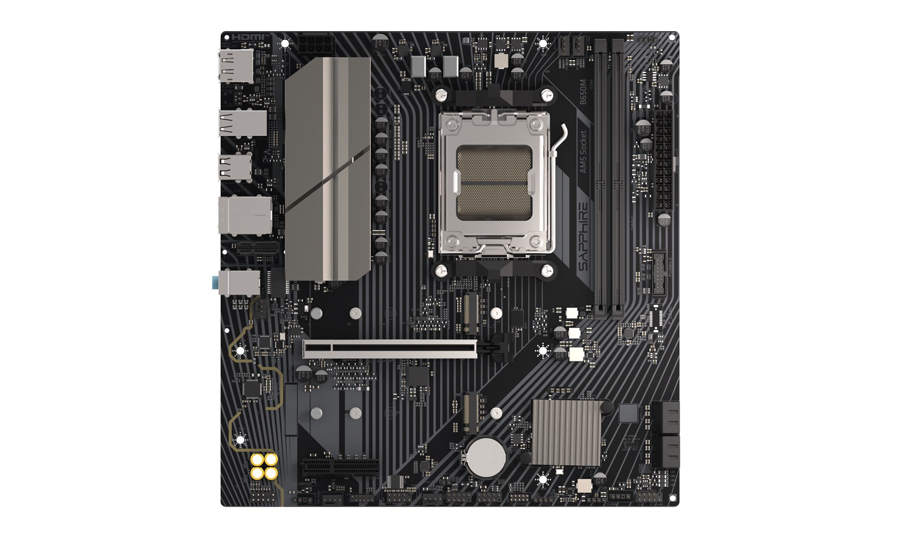 Pllakë amë Sapphire B650M E, Socket AM5, DDR5, Micro ATX