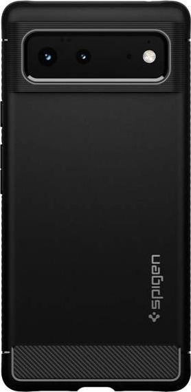 Mbulesë telefoni Spigen Rugged Armor Google Pixel 6, TPU, e zezë mat