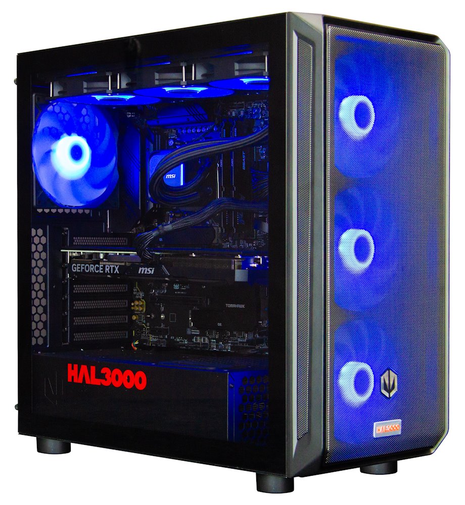 Kompjuter HAL3000 Alfa Gamer Super, Ryzen 7 9800X3D, RTX 4070 Ti Super, i zi