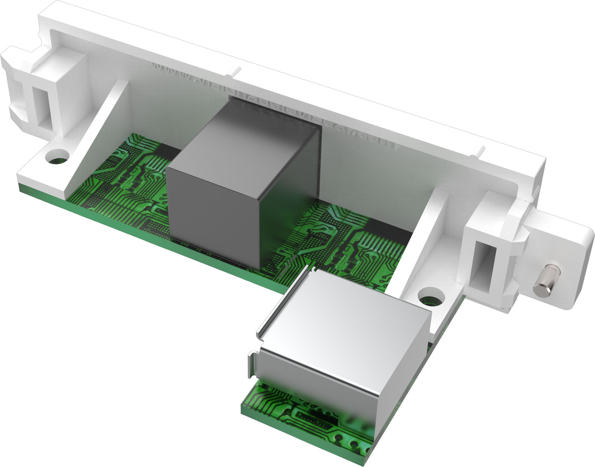 Modul prizë USB Vision TC3 USBB, USB 3.0, për panele Techconnect, i bardhë