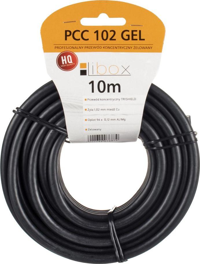 Kabllo koaksiale Libox PCC102, 10m, GEL, e bardhë