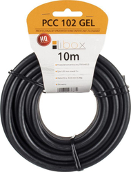 Kabllo koaksiale Libox PCC102, 10m, GEL, e bardhë