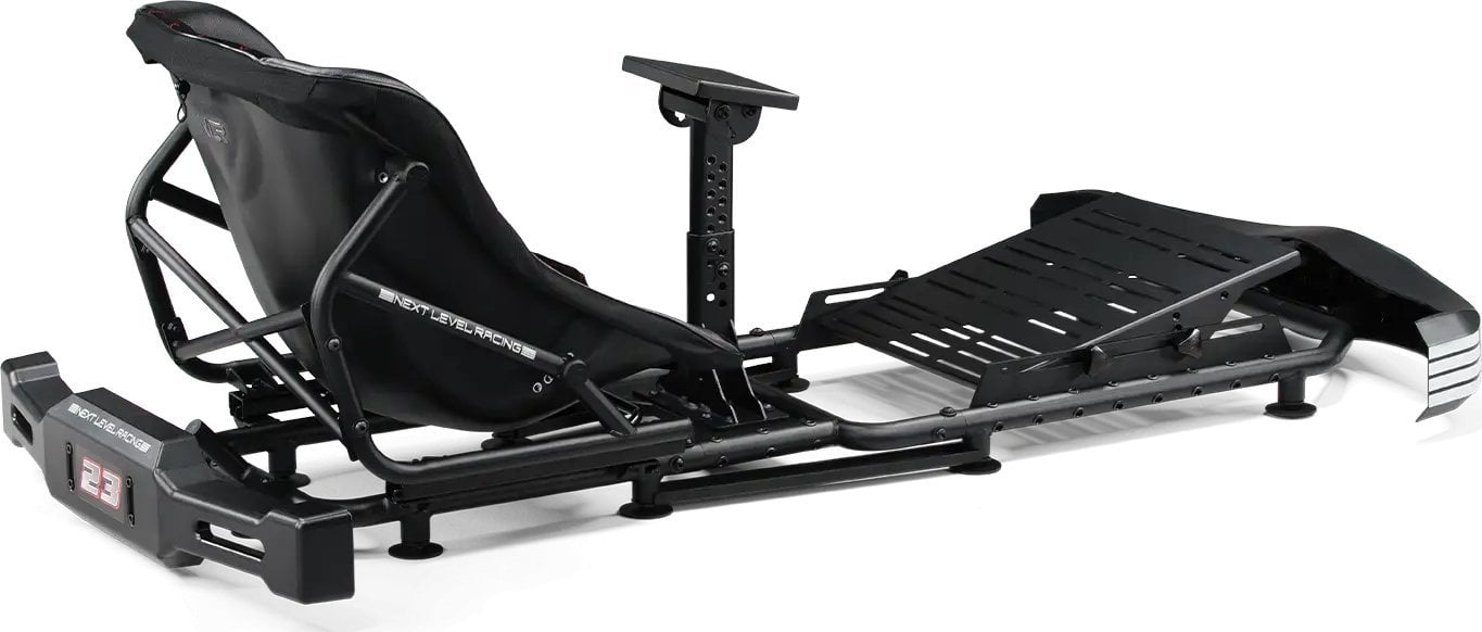 Kokpit simulimi Uni Next Level Racing Go Kart Simulator Cockpit Plus, sedilje e rregullueshme, kornizë e fortë, i zi