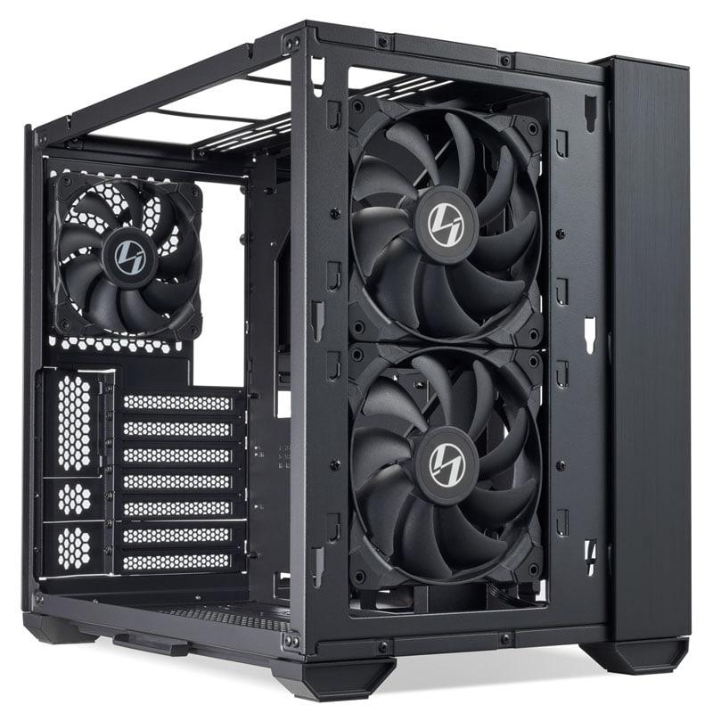 Kornizë kompjuteri Lian Li O11 Air Mini, ATX, xham i temperuar, e zezë