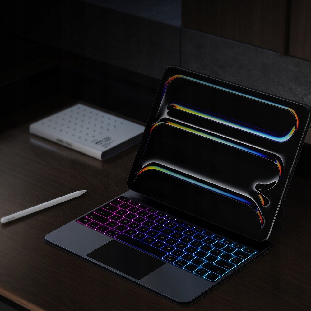Mbulesë me tastierë Dux Ducis MK Series për Apple iPad Pro 13" 2024, Bluetooth, me folio, e zezë